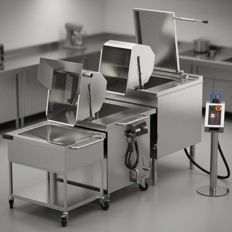 Product image #3 for Multicooker ULPCG2-48 Double Basin Gas Cook & Blanche Multicooker System