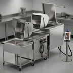Thumbnail image #3 for Firex (Middleby) Multicooker ULPCG2-48 Double Basin Gas Cook & Blanche Multicooker, 2 x 48 Gallons, Programmable Touchscreen Controls