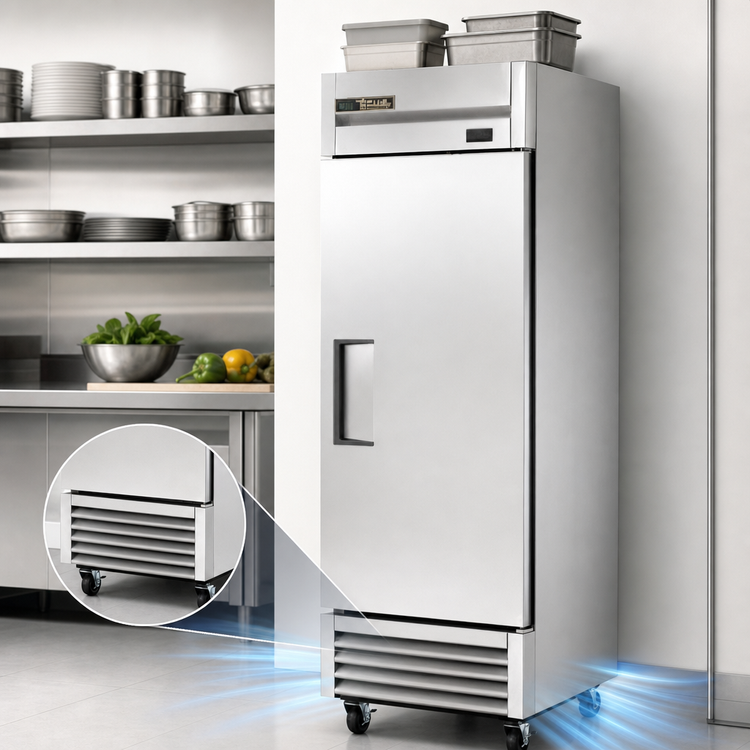 Product image #4 for True T-23-HC One-Section Solid Door Reach-In Refrigerator