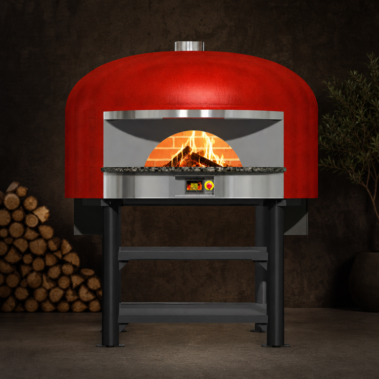 Product image #4 for Marra Forni Neapolitan NP70W Freestanding Wood-Fired Brick Pizza Oven with 27-5/8-Inch Round Deck