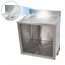 Thumbnail image #4 for BK Resources 24-Inch Stainless Steel Underbar Glass Rack Unit with Drainboard Top and Open Front Base
