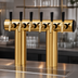 Thumbnail image #4 for Perlick 66500-6BTF Winged Tee Countertop Glycol-Cooled 6-Faucet Draft Tower, Tarnish-Free Brass