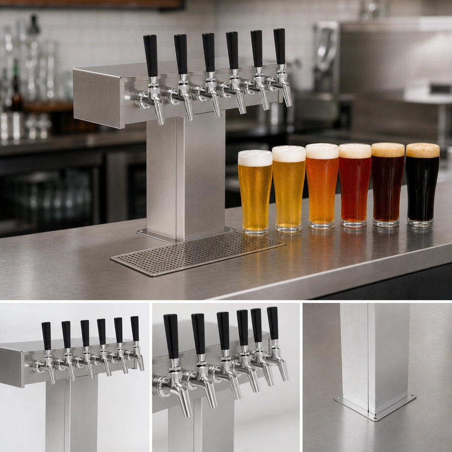 Six-Faucet Capacity