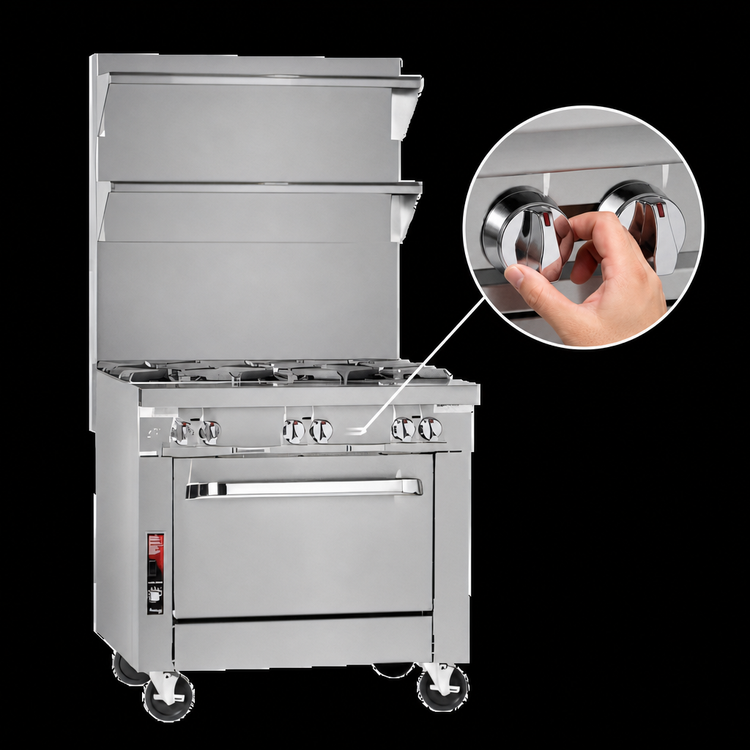 Product image #4 for Southbend Platinum Heavy Duty 32-Inch Modular Gas Countertop Range with (4) Open Burners