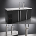 Thumbnail image #4 for Pro-Line E-Series Three-Section Direct Draw Beer Cooler, 4-Keg, 80-Inch, Black