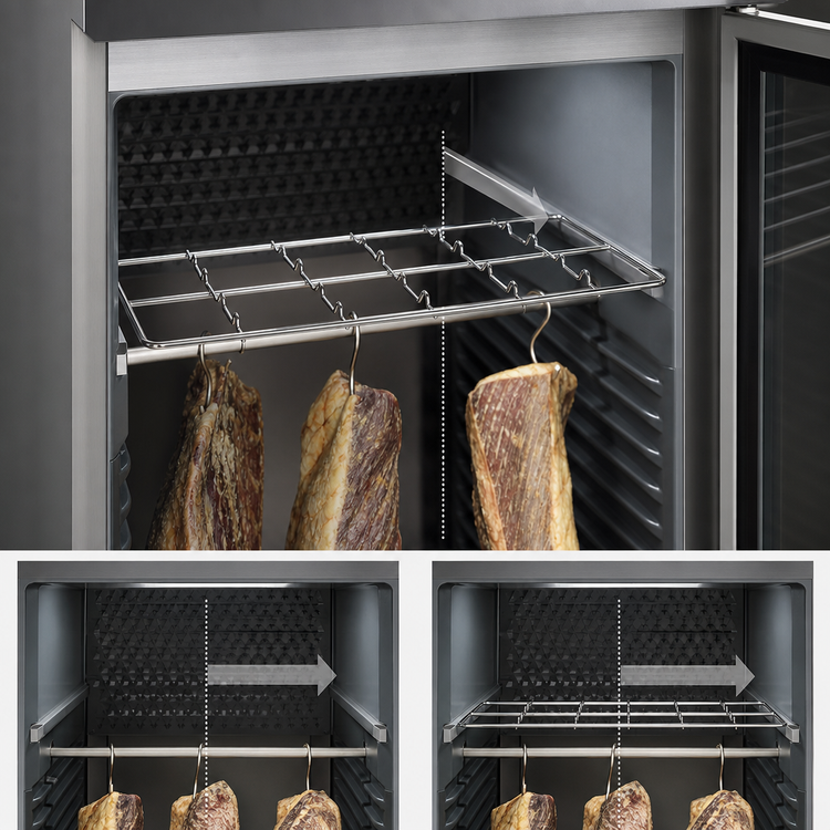 Product image #4 for DRY AGER Stainless Steel Charcuterie Shelf Accessory for UX 1500 / UX 1550 PRO (S) Curing Cabinets