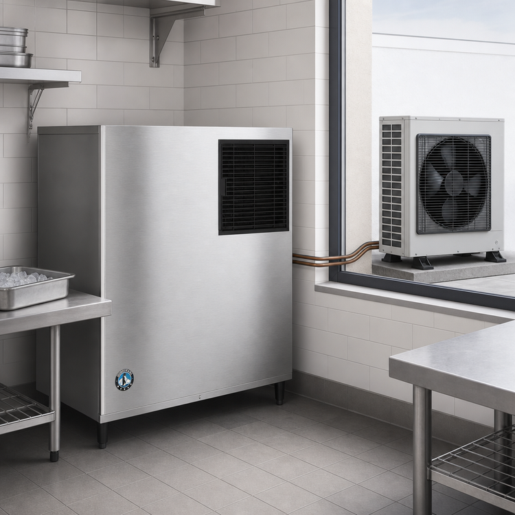 Product image #4 for Hoshizaki 30-Inch Wide Flake Ice Machine, Remote Air-Cooled, Up to 2,098 lb/Day