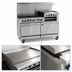 Thumbnail image #4 for Imperial Pro Series 60-Inch Gas Restaurant Range with 4 Open Burners, 36-Inch Griddle, and 2 Standard Ovens