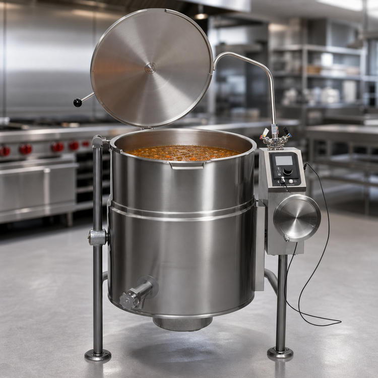 Product image #4 for Cleveland Range KEL40T 40-Gallon Electric Tilting 2/3-Jacket Steam Kettle