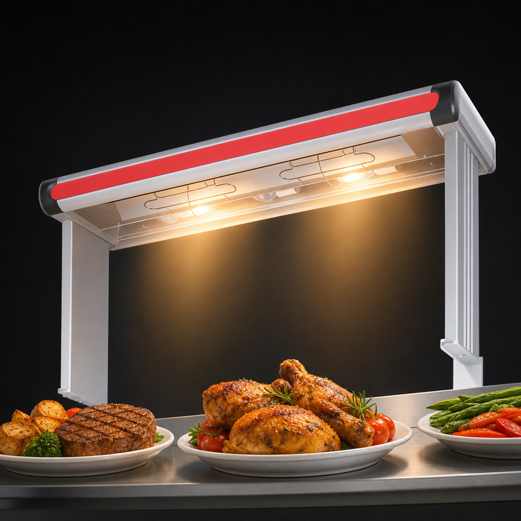 Product image #4 for Hatco Glo-Ray® 21.5-Inch Designer High-Watt Infrared Strip Heater with Lights