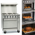 Thumbnail image #4 for Imperial Pro Series 36-Inch Electric Restaurant Range with 6 Round Elements, Solid Top, and Convection Oven