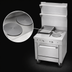 Thumbnail image #4 for Southbend Platinum Heavy Duty 36-Inch Commercial Gas Range with 2 Open Burners, 2 Hot Tops and Standard Oven