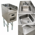 Thumbnail image #4 for 15-Inch Freestanding Underbar Hand Sink with Soap and Towel Dispensers, Faucet, and Side Splashes