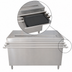 Thumbnail image #4 for BK Resources 48-Inch Stainless Steel Cashier-Serve Counter with Built-In Urn Trough