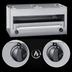 Thumbnail image #4 for Garland Master Series Countertop Infrared Salamander Broiler with Flame-Failure, 34 Inch Wide, 40,000 BTU