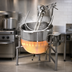 Thumbnail image #4 for Legion 40-Gallon Direct Steam Tilting Kettle with 2/3 Jacket and Tri-Leg Base