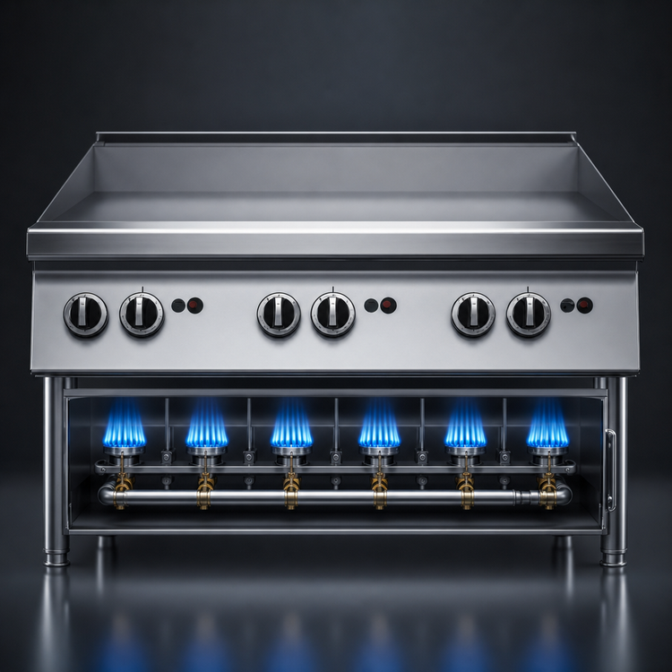 Product image #4 for Garland Signature 36-Inch Countertop Heavy-Duty Gas Griddle with Thermostatic Controls