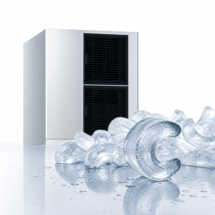 Product image #4 for Hoshizaki KM-520MWJ Water-Cooled Self-Contained Crescent Cube Ice Maker, 474 lb/24 Hr