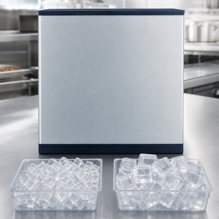 Product image #4 for SPIKA MS 1000 Modular Ice Maker for Half or Full Classic American Dice Cubes, 970 lb/24 hr, 30-Inch Wide, Self-Contained Refrigeration