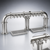 Thumbnail image #4 for Glastender 8-Faucet Stainless Steel Pipe Bridge Draft Dispensing Tower, Countertop, Air-Cooled, Mirror Finish