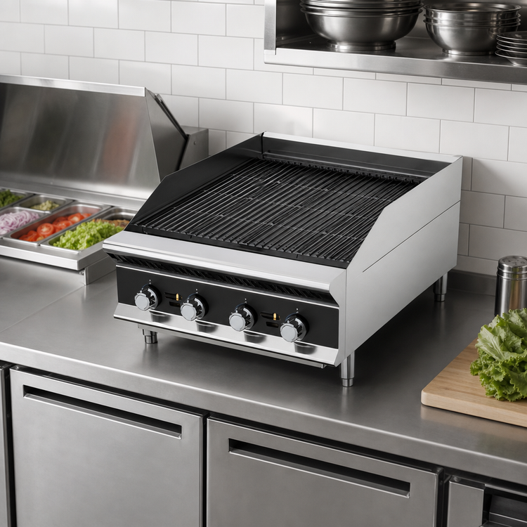 Product image #4 for Vollrath Heavy-Duty Countertop Charbroiler, 36-Inch Wide, Stainless Steel