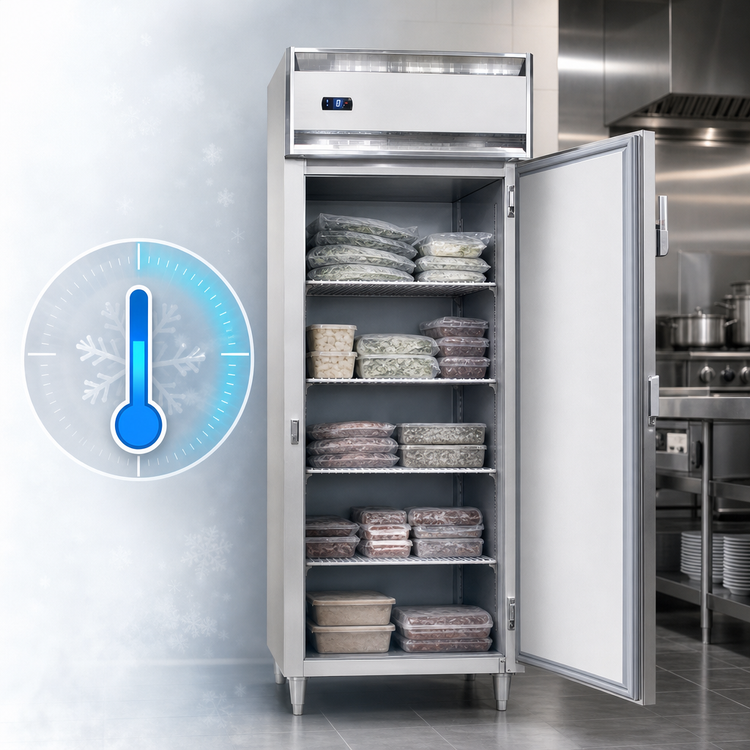 Product image #4 for Continental Refrigerator D1FESN Designer Line 1-Section Extra-Wide Shallow Depth Reach-In Freezer