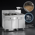 Thumbnail image #4 for Imperial Electric Floor Fryer, 5-Tank, 75 lb. Capacity Each, Built-In Filter System