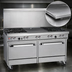 Thumbnail image #4 for Southbend (Middleby) Ultimate 4604AA-4G 60-Inch Commercial Gas Range with 48-Inch Griddle, 2 Open Burners & Dual Convection Ovens