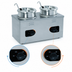 Thumbnail image #4 for Nemco 6120A-CW Countertop Twin-Well Cooker/Warmer, 4 Quart, Wet Operation, Stainless Steel, 120V