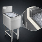 Thumbnail image #4 for Eagle Group Spec-Bar B36IC-19 Underbar Ice Bin/Cocktail Unit, 36"W x 19"D, 101 lb Capacity, 304 Stainless Steel, Sliding Cover