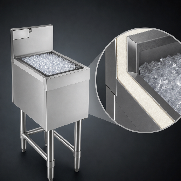 Product image #4 for Eagle Spec-Bar Underbar Ice Bin/Cocktail Unit, 36 Inch W x 19 Inch D, 101 lb Capacity