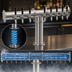 Thumbnail image #4 for Krowne 8-Faucet Glycol-Cooled Pipe T-Head Draft Beer Tower, Brushed Stainless Steel