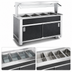 Thumbnail image #4 for Atlas Metal BLH-4-BU Mobile Buffet Style Hot Food Serving Counter with 4 Wells