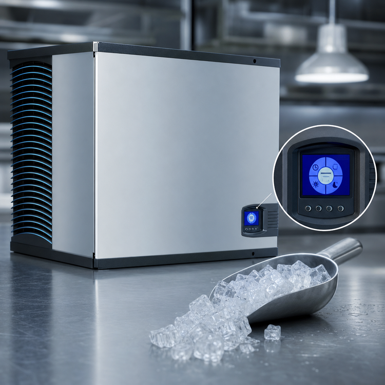 Product image #4 for Manitowoc Indigo NXT Remote Air-Cooled Dice Cube Ice Maker, 690 lb/24 Hr