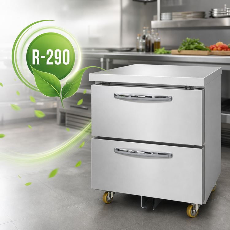 Product image #4 for Continental Refrigerator DF27N-U-D Designer Line 27" 1-Section Undercounter Freezer with Drawers