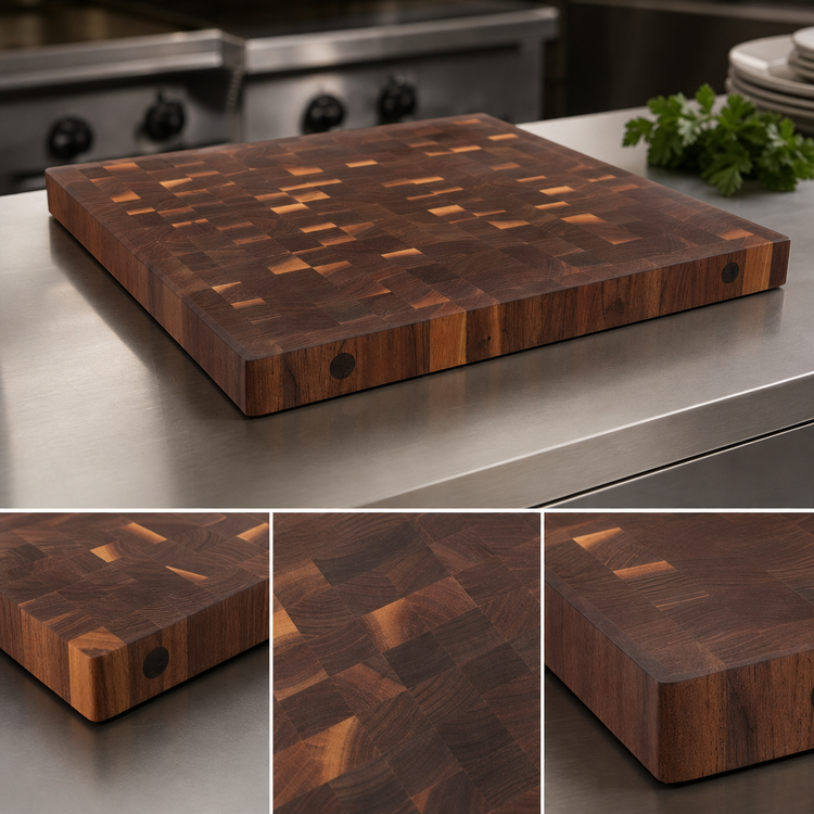 Product image #4 for Boos Block End Grain Walnut Island Countertop, 30 x 32 x 3 Inch Thick