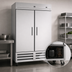 Thumbnail image #4 for Kelvinator Commercial 54-Inch Two-Door Full-Height Reach-In Freezer with Solid Doors, Bottom-Mount Refrigeration, 49 Cu. Ft.