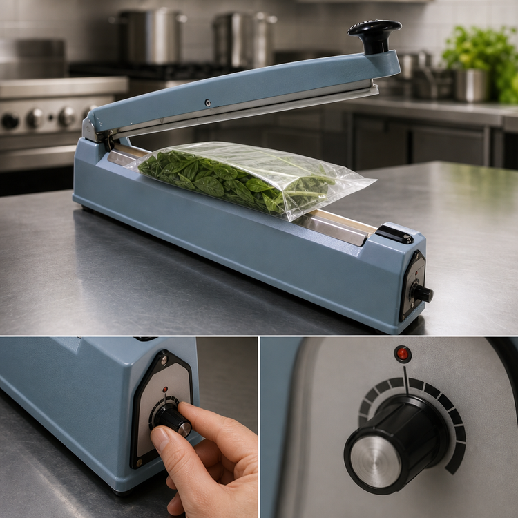 Product image #4 for Omcan Manual 16-Inch Impulse Bag Sealer