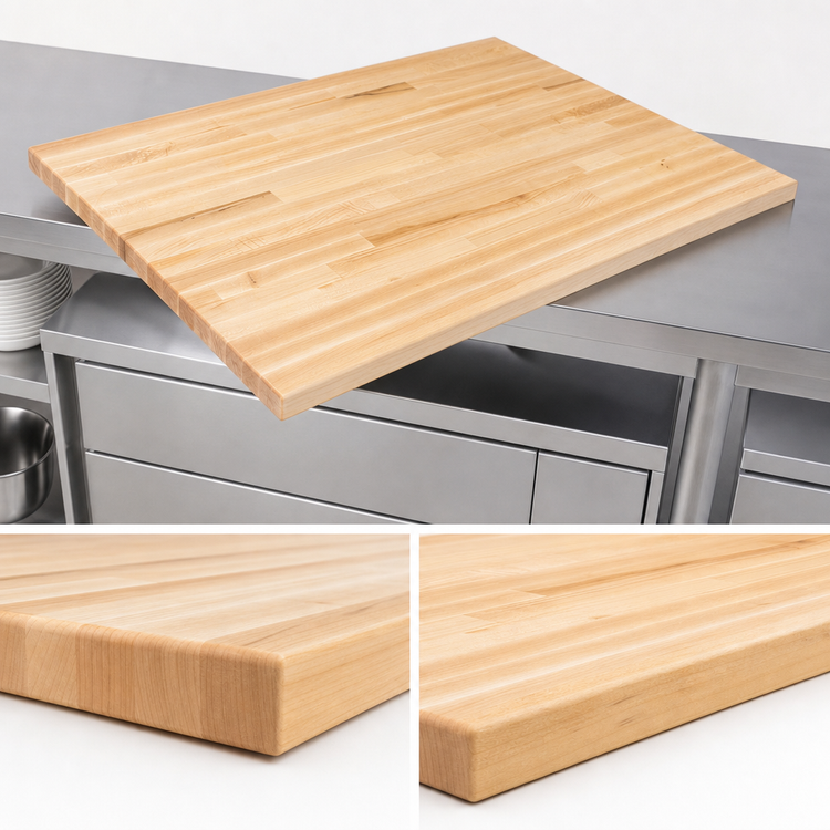 Product image #4 for Boos Block Blended Edge Grain Maple Kitchen Countertop, 84 x 42 x 1-1/2 Inch, Oil Finish