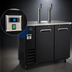 Thumbnail image #4 for Kelvinator Commercial 2-Door 2-Tower Draft Beer Dispenser, 49-Inch, 12.5 Cu. Ft.