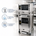 Thumbnail image #4 for AccuTemp N3/N61201E060 DBL Double-Stacked 9-Pan Full-Size Boilerless Natural Gas Convection Steamer