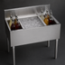 Thumbnail image #4 for Krowne Royal Series 34-Inch Underbar Speed Multi Station with 18-Inch Center Ice Bin and Dual 8-Inch Insulated Bottle Wells