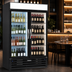 Thumbnail image #4 for Beverage-Air MarketMax Dual-Temp Reach-In Wine Merchandiser, 2-Section, 52 Inch, Self-Contained Bottom Mount, Black Exterior