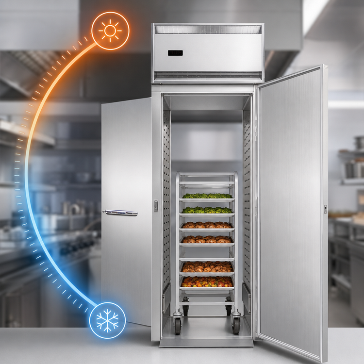 Product image #4 for Continental Refrigerator Designer Line DL1WI-SS-RT-E Extra-High One-Section Roll-Thru Warmer