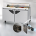 Thumbnail image #4 for Turbo Air Super Deluxe 60 1/4-Inch 2-Section Sandwich/Salad Prep Table with Clear Lid, 16-Pan, 16 Cu. Ft.