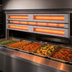 Thumbnail image #4 for Hatco Glo-Ray 60-Inch Lighted Dual Infrared Strip Heater, 3-Inch Spacer, Aluminum, 3700 Watts