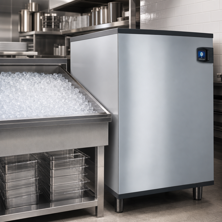Product image #4 for Manitowoc QuietQube Indigo NXT Remote Air-Cooled Half-Dice Ice Maker, 30-Inch Wide, 1,425 lb/Day