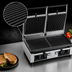 Thumbnail image #4 for Univex Double Countertop Electric Panini Press with Ribbed Cast Iron Plates