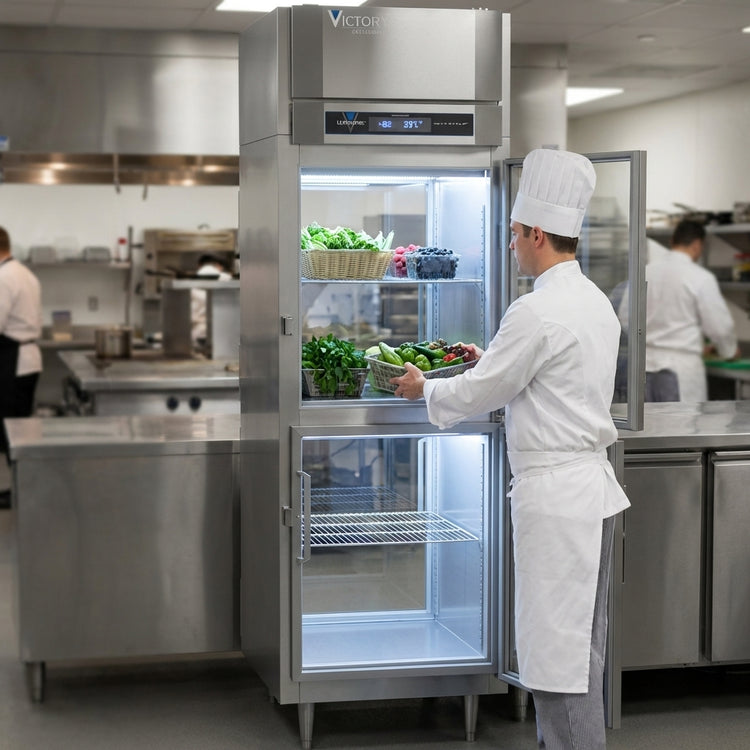 Product image #4 for UltraSpec™ Series FS-1D-S1-PT-HG-HC One-Section Pass-Thru Glass Door Commercial Freezer
