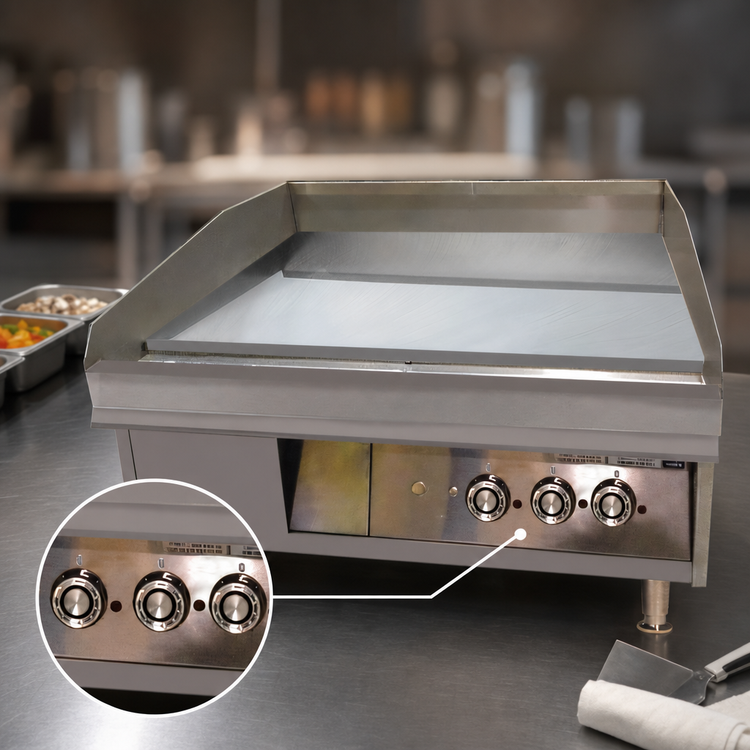Product image #5 for Lang LG Series 48-Inch Countertop Gas Griddle with 1-Inch Chrome Plate